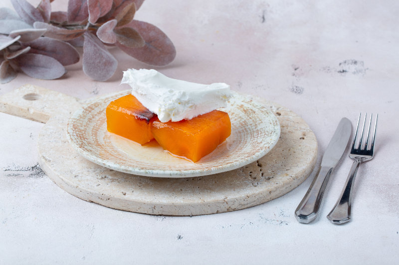 Kabak Tatlısı Kaymaklı